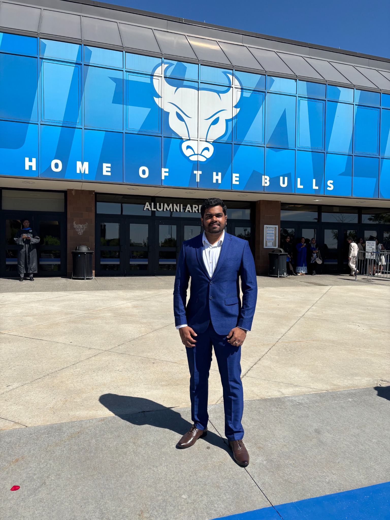 Chetan at the University at Buffalo alumni arena